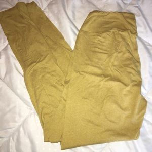 Lularoe Mustard Leggings